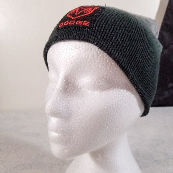Dodge Logo Grey Gradient Winter Beanie/Toque - Picture 4 of 8